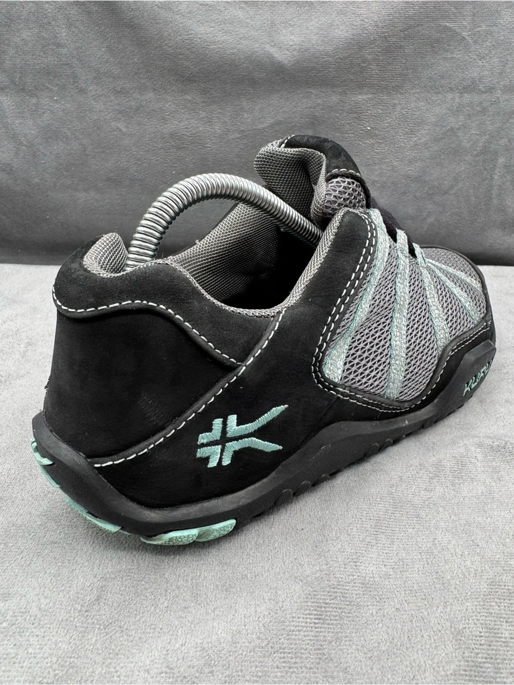 Kuru Chicane Sneakers Women’s Size 7 Black Teal Walking‎ Comfort Shoes
